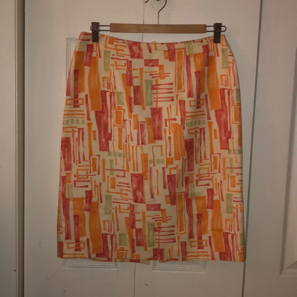 Talbots silky skirt